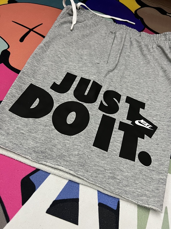耐克大logo棉短裤 In stock detail view 7