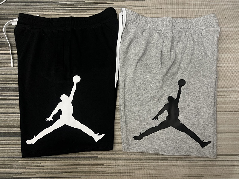 飞人大LOGO棉短裤
