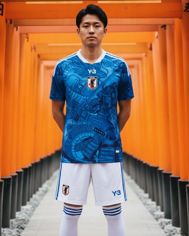 Japan Collaboration Edition Soccer Jersey Special Edition detail view 3