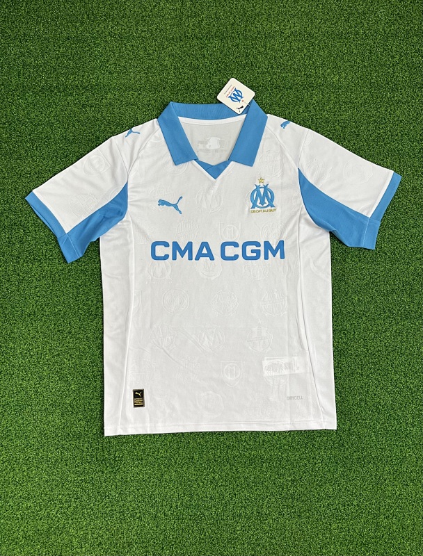 Olympique Marseille Home Soccer Jersey 2025/26 product detail