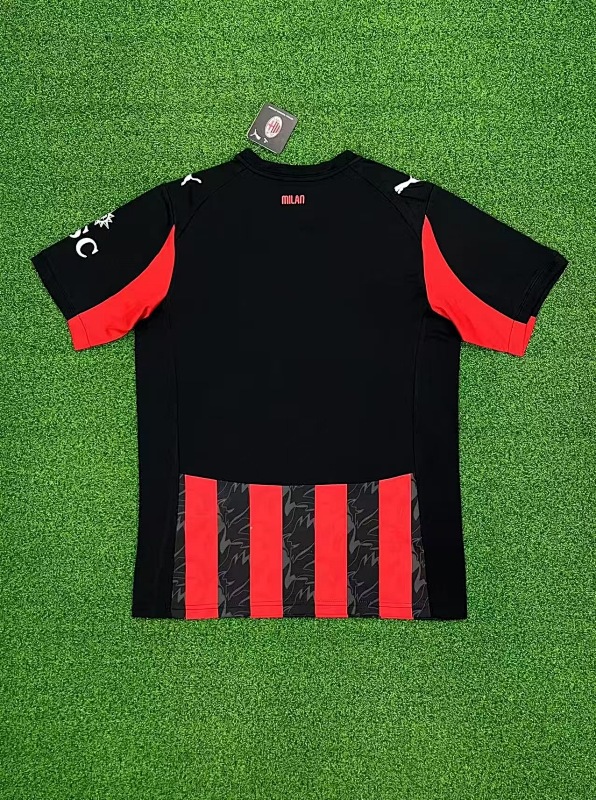 AC Milan Home Soccer Jersey 2025/26 detail view 2