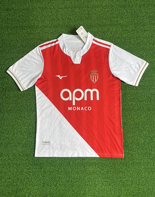AS Monaco Home Soccer Jersey 2025/26 product detail
